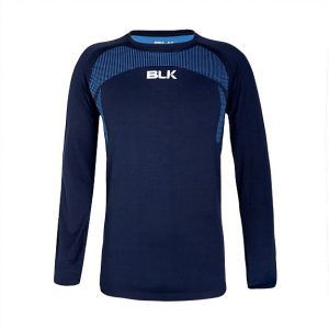 BLK Mens Motion Knit LS Tee Navy